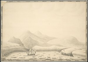 Otaheite (d.w.z. Tahiti) of King Georges Island door Samuel Wallis (1728-1795)